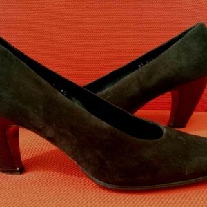 Walter Steiger Brown Suede 3" Heels Size 9.5